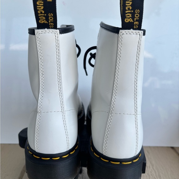 Dr. Martens White and Black Boots - Picture 7 of 15